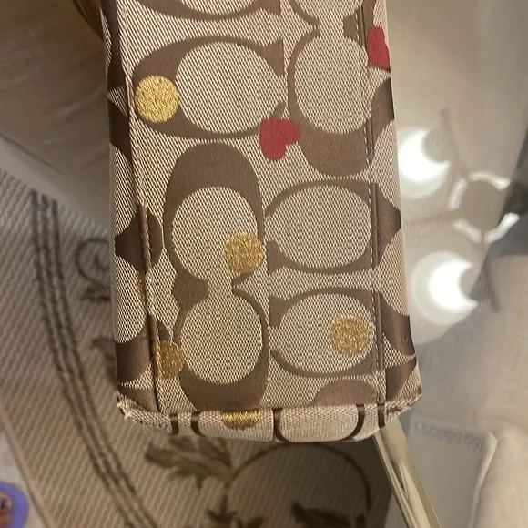 Coach Gold and Brown Tote Bag - Picture 5 of 16